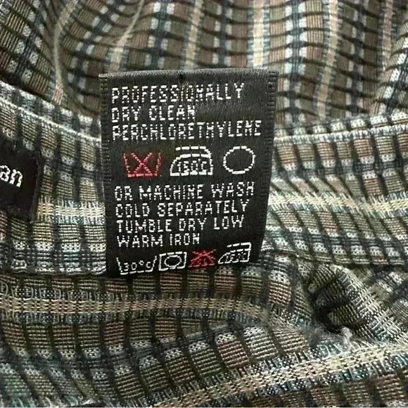 Jhane Barnes Cotton Long Sleeve Button Down Shirt Patterned | Multicolor | SZ XL - Picture 8 of 8